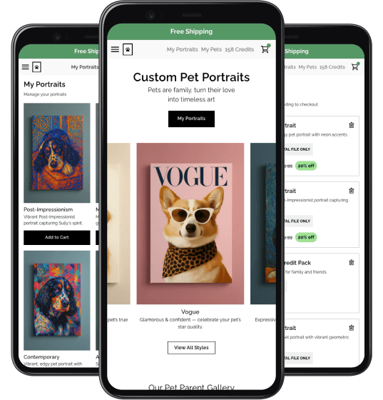 Official Pet Portraits screenshot